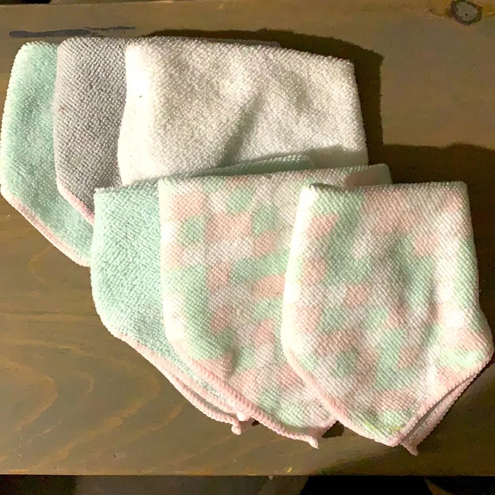 Colorful wash clothes